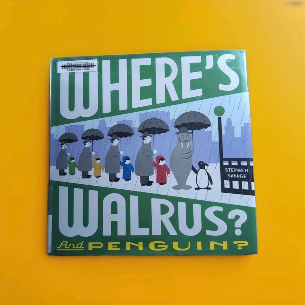 Where's Walrus? and Penguin? by Stephen‎ Savage (2015, Picture Book)